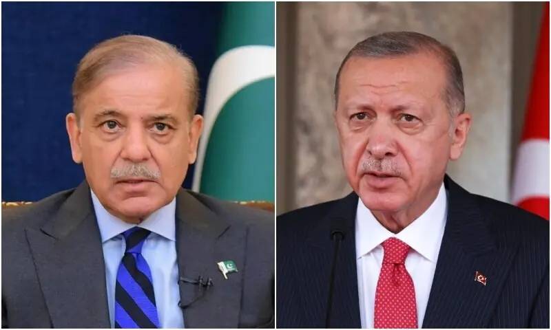 President Erdogan felicitates PM Shehbaz on Pakistan’s peace initiative in Gulf 