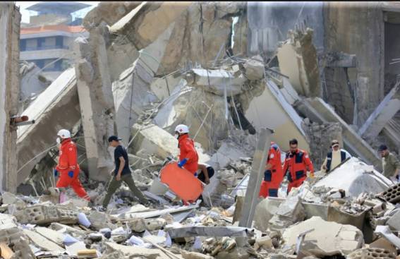 Red Cross 'outraged' by 'death and destruction' in Lebanon