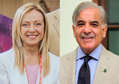Shehbaz, Meloni discuss regional peace, welcome diplomatic momentum on US-Iran talks
