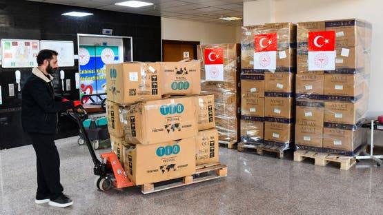 Aid convoy heads from Turkey to Iran