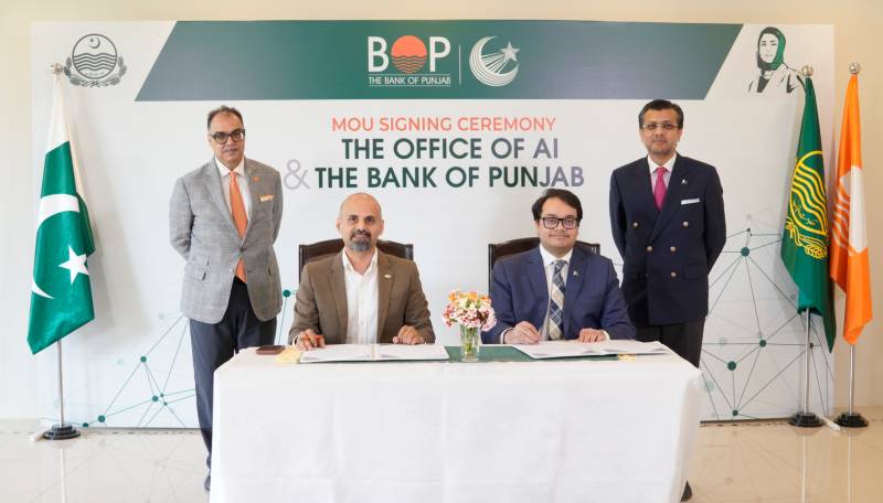 The Bank of Punjab and the office of AI signed an MoU