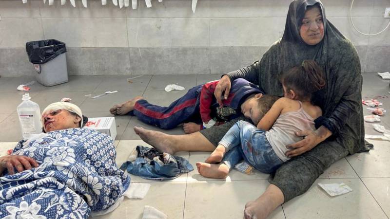 Giving birth in a shelter in Israel