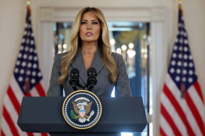 Melania Trump denies any links to Epstein abuse