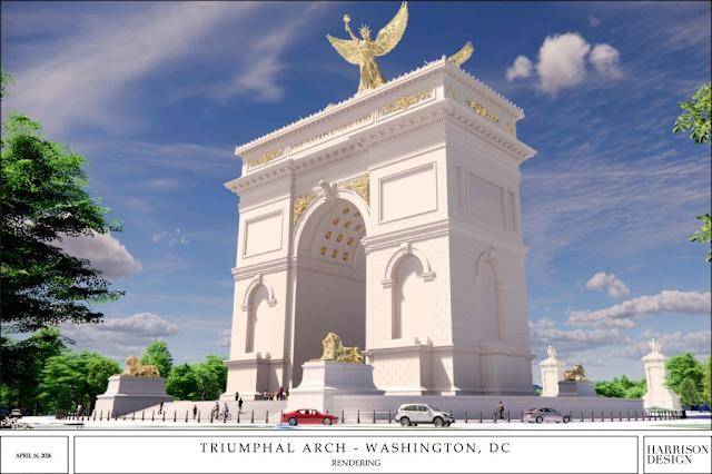 Trump admin reveals plans for massive Washington arch