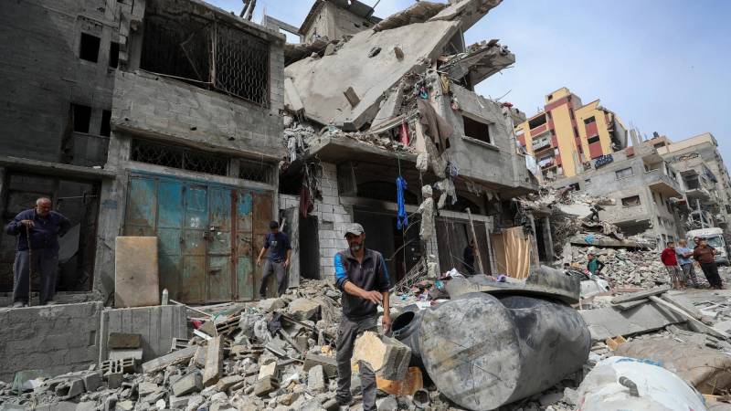 Gaza civil defence says Israeli strikes kill seven