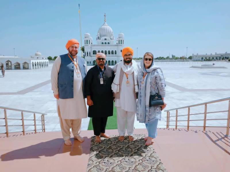 British high commission officials visit Kartarpur corridor, tour Gurdwara Darbar Sahib