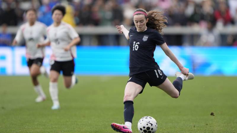 Lavelle marks 100th cap with goal in US win over Japan