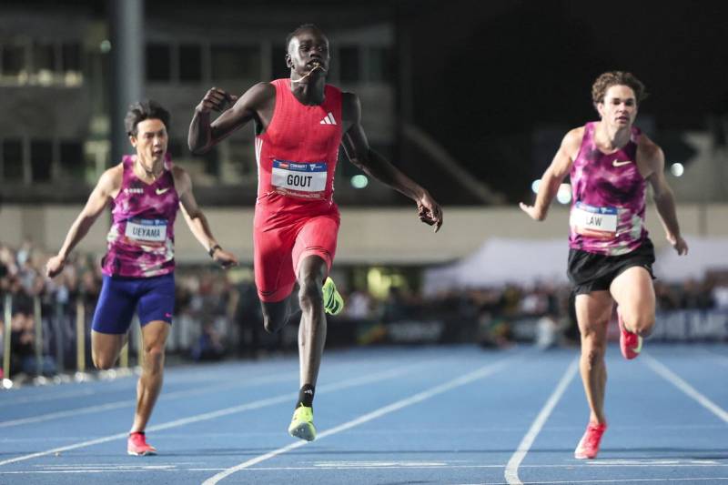 Teenage sprint star Gout powers to 200m win in blistering 19.67sec