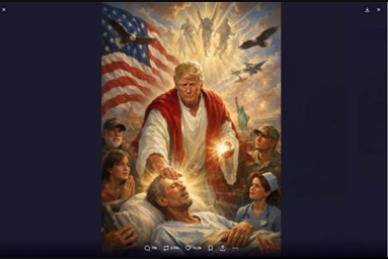 Trump deletes Jesus post of himself after outcry