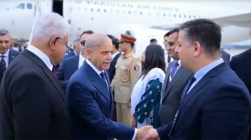 PM Shehbaz arrives in Antalya on visit to Turkiye