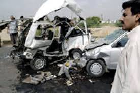 Three dead in cars collision in Sajawal