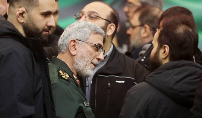 Iran's Quds Force chief Qaani visits Iraq: senior official