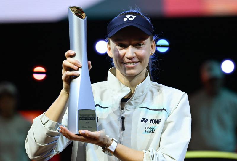 Rybakina outclasses Muchova to win Stuttgart WTA title