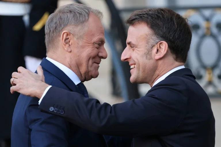 Macron and Tusk meet in Poland to discuss European defence