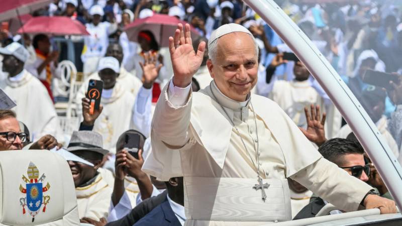Pope Leo blasts 'exploitation' on visit to resource-rich Angola