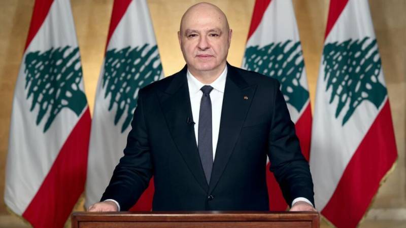 Lebanon president says aiming to end hostilities with Israel talks
