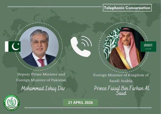 Pakistan, Saudi Arabia stress dialogue and diplomacy for lasting peace: FO