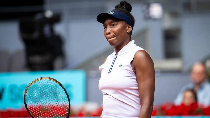 Venus Williams eliminated from first round of Madrid Open
