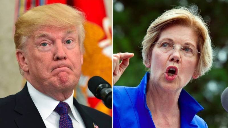 Trump backs himself into corner, now unable to find way out of it, says Senator Elizabeth