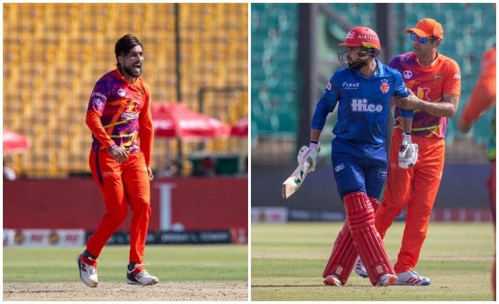 Amir, Faheem involved in heated on-field exchange during PSL 11 clash