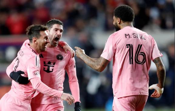 Suarez off mark but Messi fires blanks as Miami beat Salt Lake