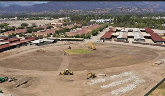 'Milestone' as building starts on LA Olympic cricket stadium