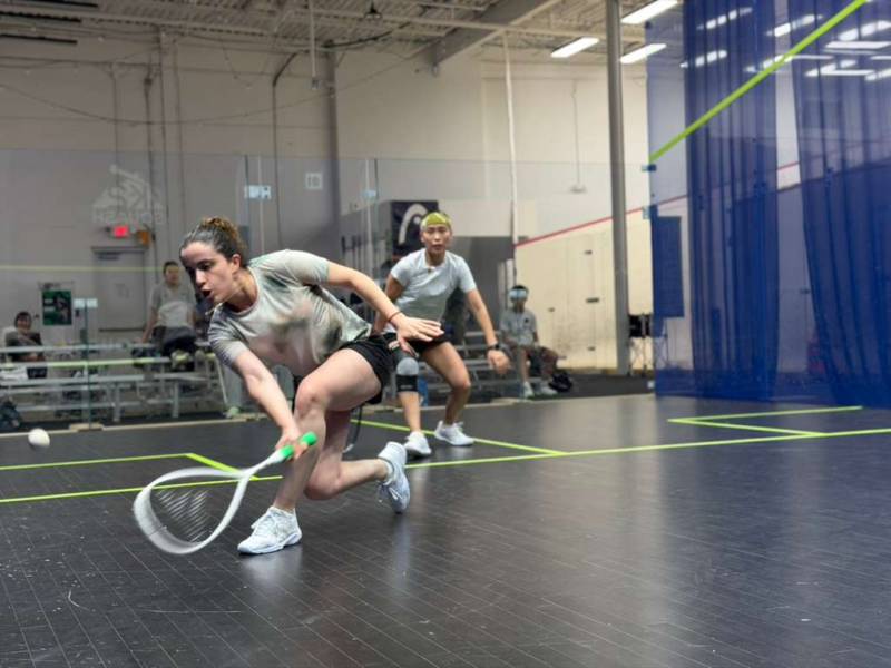 International stars dominate opening day of K2 Squash Women’s 6K event  T
