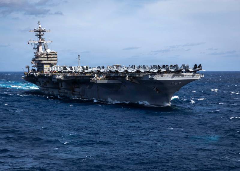 USS George H.W. Bush aircraft carrier in Mideast region: US military