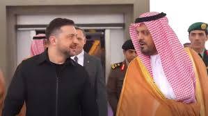 Zelensky in Saudi Arabia for security talks