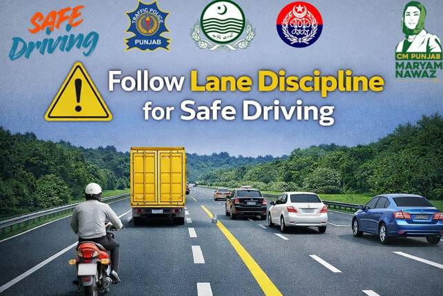 CM Maryam orders strict lane discipline across Punjab roads