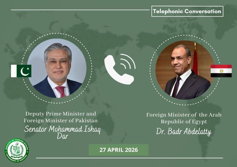 Pakistan, Egypt stress continued dialogue for regional peace