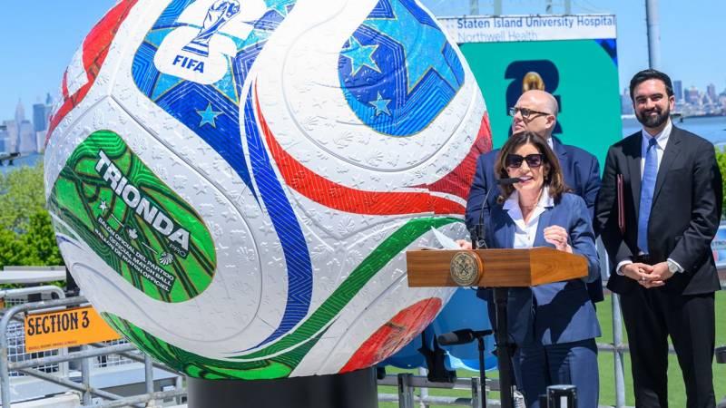 New York unveils free fan zones for World Cup viewing