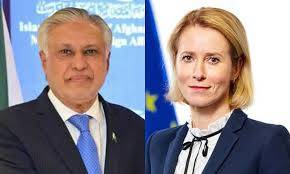 Ishaq Dar, EU VP discuss evolving regional situation