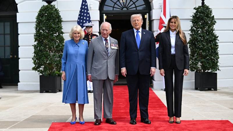 Trump hails 'greatest king' Charles as state visit wraps up