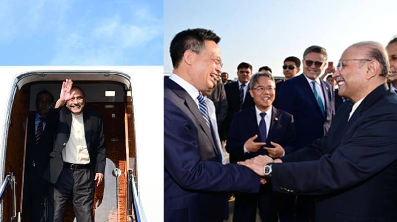 President departs for Pakistan after 5-day visit to China