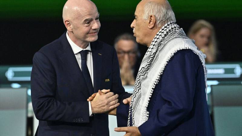 Palestinian football chief slams Israeli official at FIFA meeting