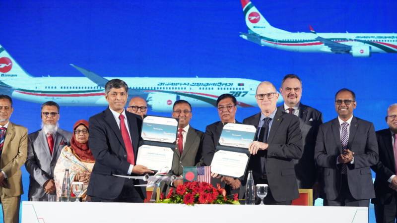 Bangladesh signs biggest-ever plane deal for 14 Boeings