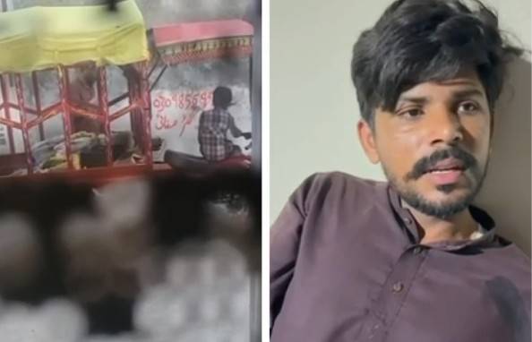 Pistol of another suspected rapist goes off accidentally under his belt