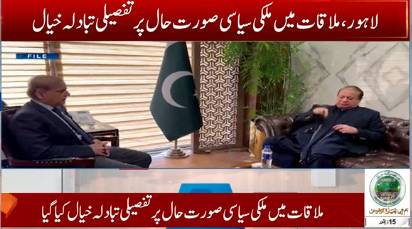PM Shehbaz briefs Nawaz Sharif on political situation, GB elections