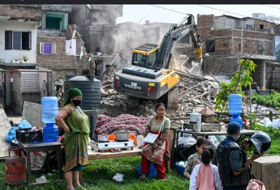 Nepal PM defends squatter settlement clearances