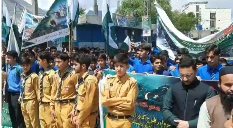 Rallies held across Gilgit-Baltistan to mark first anniversary of Maarka-e-Haq