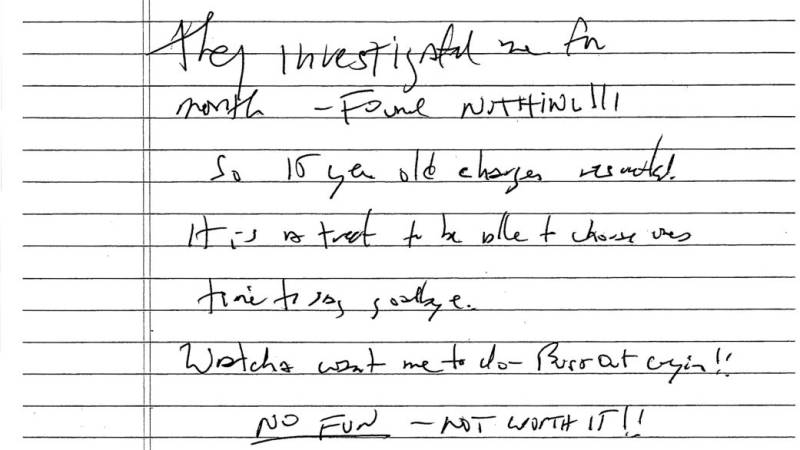 US court releases purported Epstein suicide note