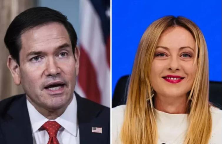 Rubio meets Italian PM after Trump criticism