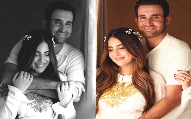 ‘Party of Three’ Ushna Shah and Hamza Amin begin a new chapter