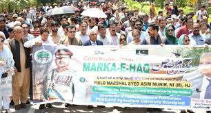 Countrywide events celebrate Marka-e-Haq and tribute to Pak forces, martyrs