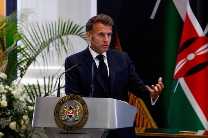 Macron says France 'never envisaged' sending warships into Strait of Hormuz
