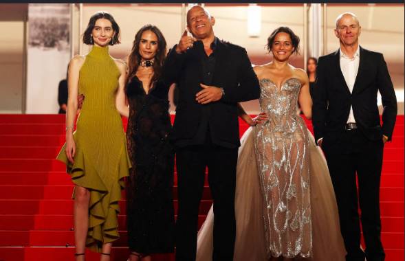 Emotional Vin Diesel leads 'Fast and Furious' tribute in Cannes