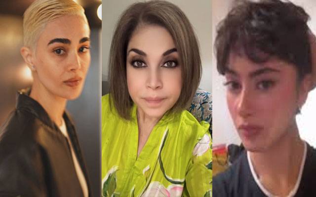 Mishi Khan outshines Sajal and Saheefa with classic pixie cut
