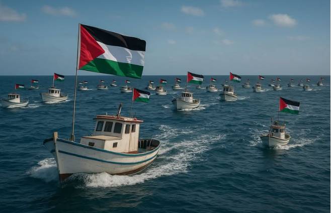 Saad Edhi along with 500 workers set off from Turkiye to Gaza with aid
