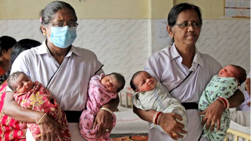 Indian state to give Rs 40,000 for fourth child to boost birth rate